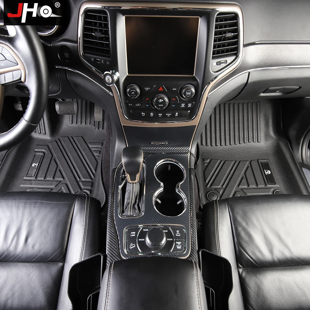 JHO TPE Car Rubber Floor Mat Carpet Cover For Jeep Grand Cherokee 2014-2020 2015 2016 2017 2018 2019 SRT Interior Accessories