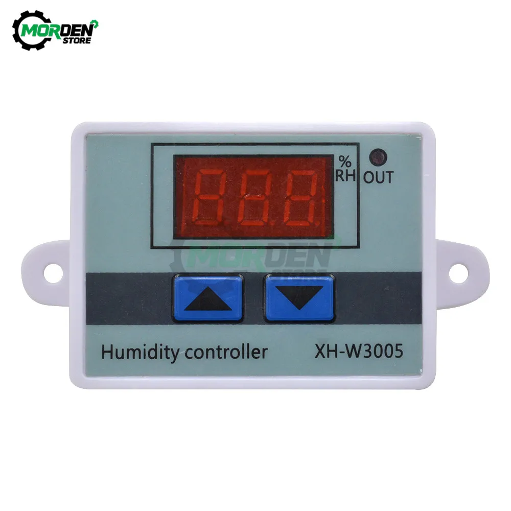 XH-W3005 Digital LED Humidity Controller Hygrometer Humidity Control Switch Hygrostat SHT20 Humidity Sensor AC 110-220V Dropship