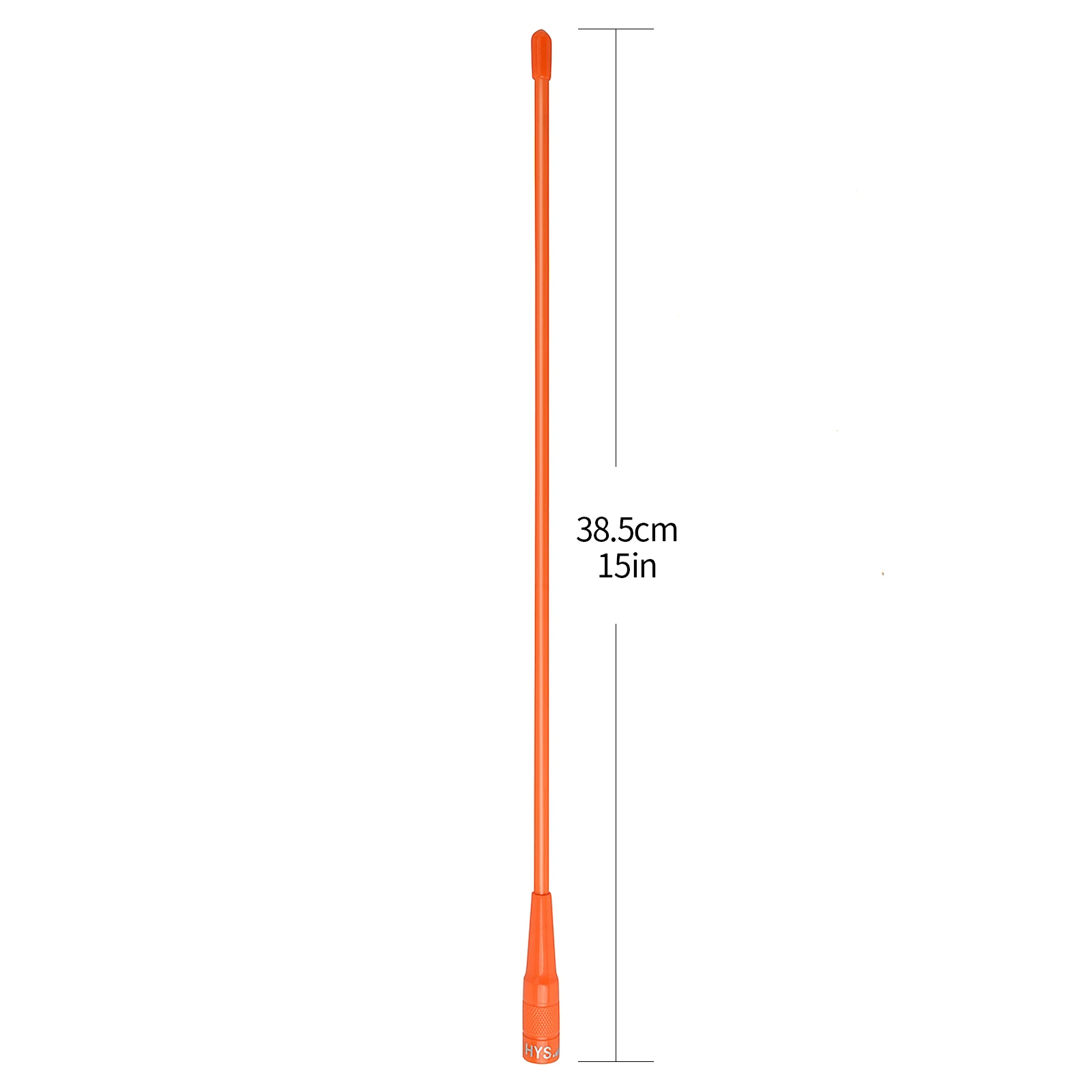 HYS-antena SMA macho de doble banda para walkie-talkie, repuesto Flexible, suave, VHF/UHF, 2m/70cm, para YAESU, VX-6R, FT-60R, TYT, MD-380