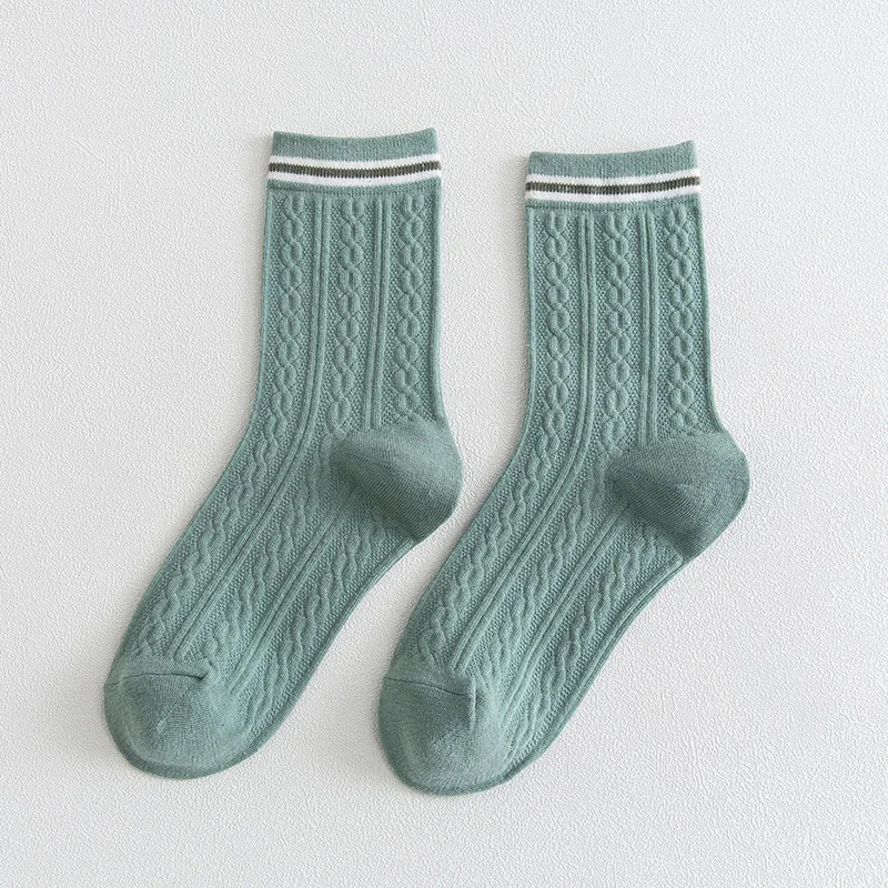 5Pairs/Lot New Women's Socks ZTOET Brand Female Autumn Winter Tube Socks Solid Color Cotton High Quality Warm Ladies Socks