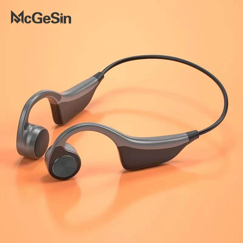 Bone Conduction Bluetooth Wireless Headphones IP67 Waterproof Sports Ear Hook Earphone Music Stereo Headset For Android Xiaomi