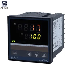 REX-700 Temperature Controller Digital PID Temperature Controller Universal Input Relay / Solid State Output 220V