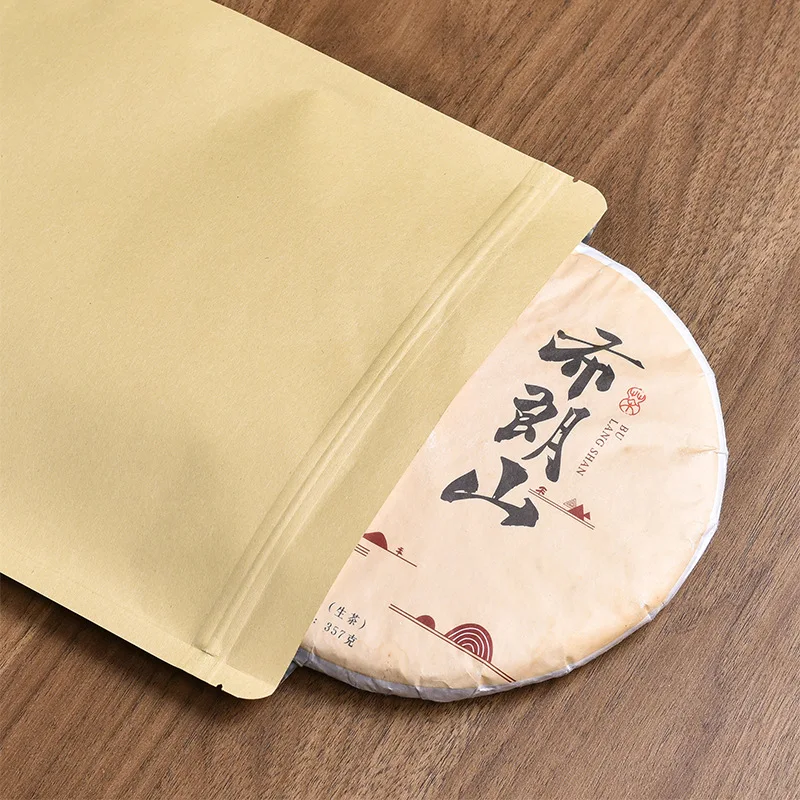 Imagem -06 - Chá Branco Puer Bolsa de Chá Kraft Bolsa de Papel Vazio Selado Bolsa de Selagem Auto Embalagem de Chá Chinês 50 Peças