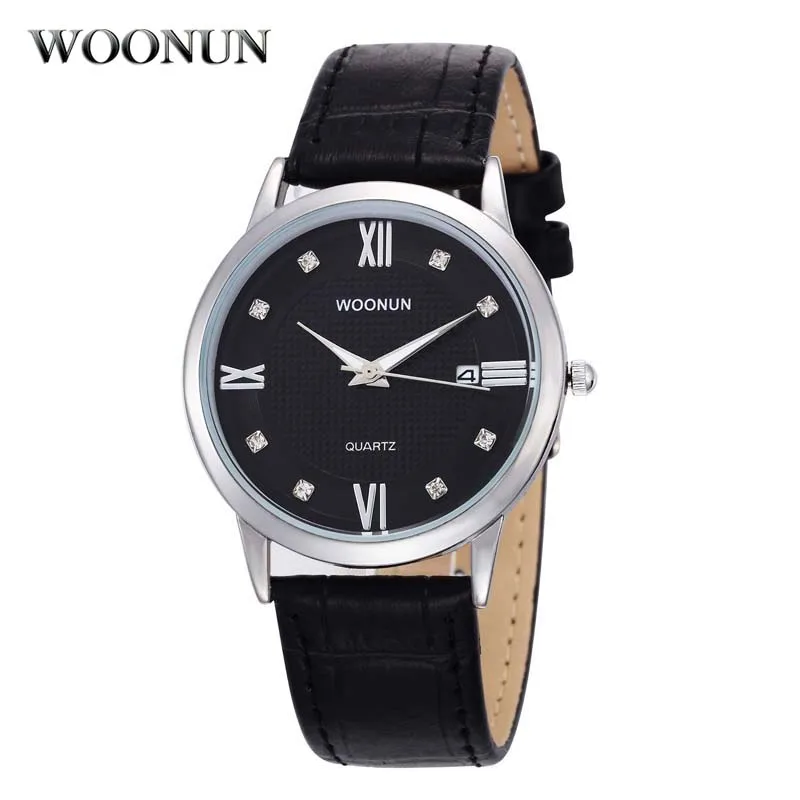 2020 Men Gold Watches Mens Watches Top Brand Luxury Business Diamond Watches Men Leather Strap Quartz Watches relogio masculino