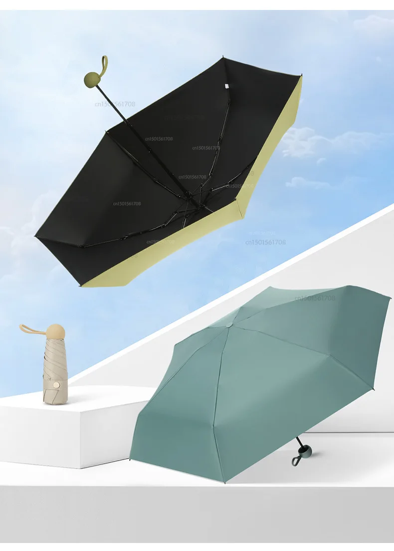 youpin Portable simple sunshade sunshade anti-ultraviolet sun umbrella pocket half-fold umbrella