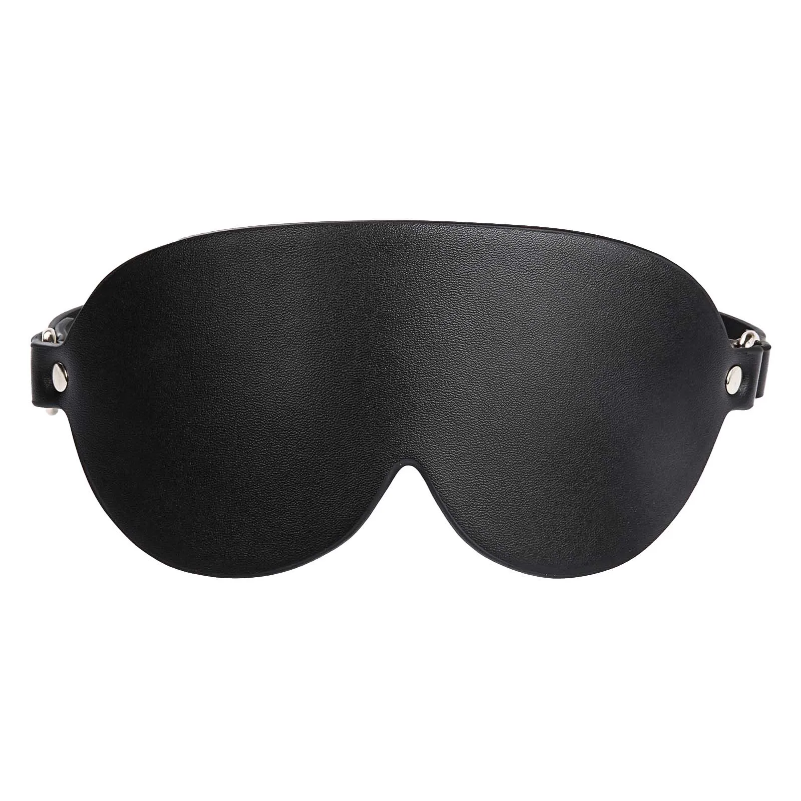 CLEVER-MENMODE Erotic Costumes PU Leather BDSM Bondage Sexy Eye Mask Blindfold Fetish Party Masquerade Eye Masks Porn Sex Adults