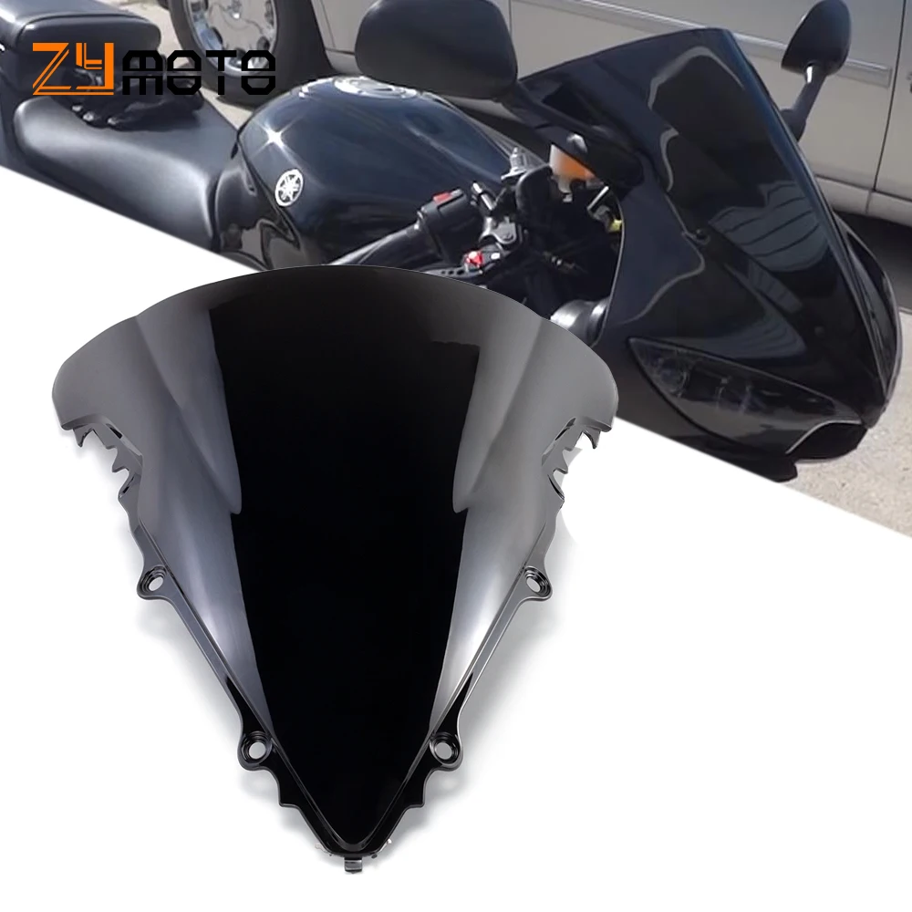 New For Yamaha YZF R6 2003 2004 2005 ABS bike motorcycle motorbike Windshield Windscreen Black YZFR6