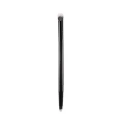 Double-Ended Eye Contour Makeup Brush - BLACK Shade Light Eye Shadow Smudge Smokey Liner Blending Beauty Makeup Tool