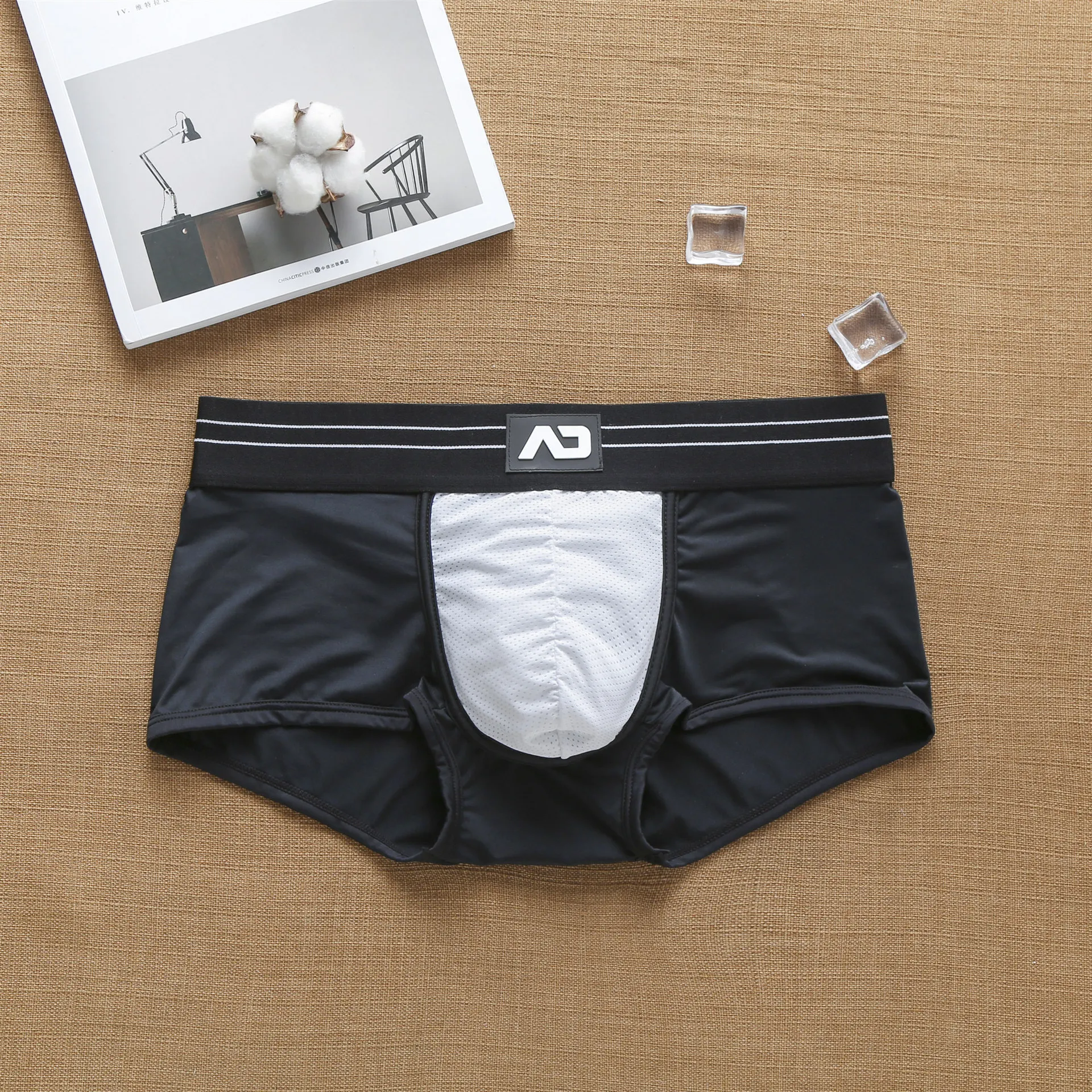 Dropshipping Men Boxer Briefs Underwear Male Underpants Bikini Pants Low Rise Men Underwear Comfortable Breathable Briefs