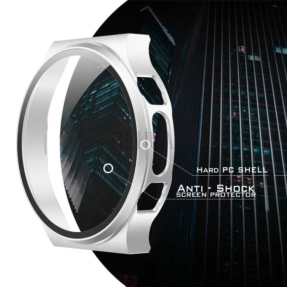 Capa protetora para relógio huawei, capa de proteção + película temperada