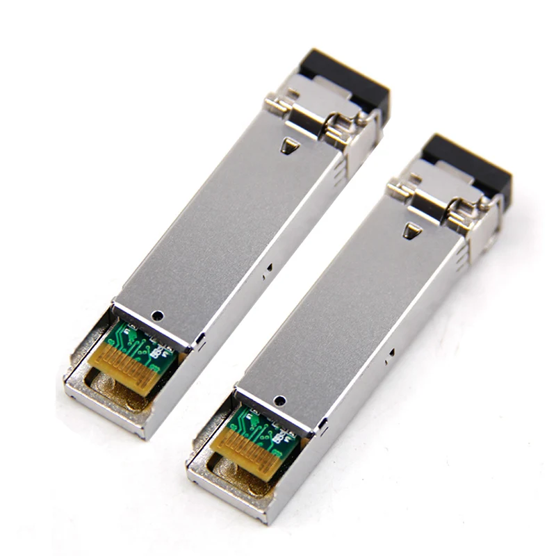 SFP Module 1.25G LC BiDi 1310nm/1550nm WDM switch SFP Transceiver module with Switch with DDM  Function Compatible with Mikrotik