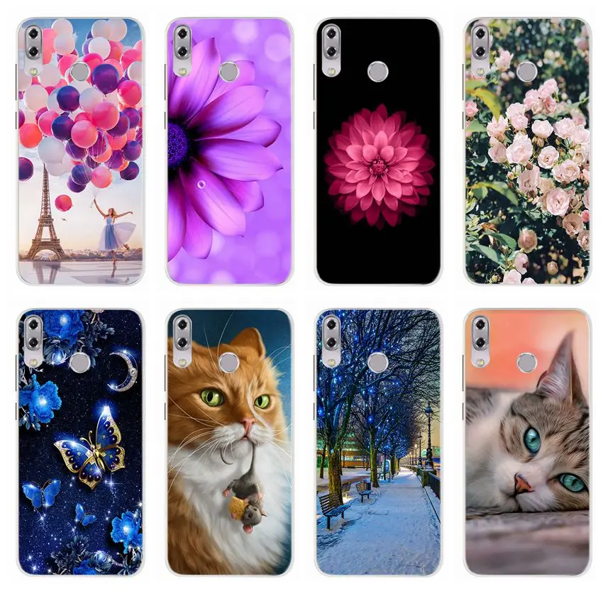 Cute Printed Soft Silicone Case For Asus ZenFone Max Pro M1 ZB602KL Cover Phone Case For Asus ZenFone 5 / 5Z ZS620KL ZE620KL