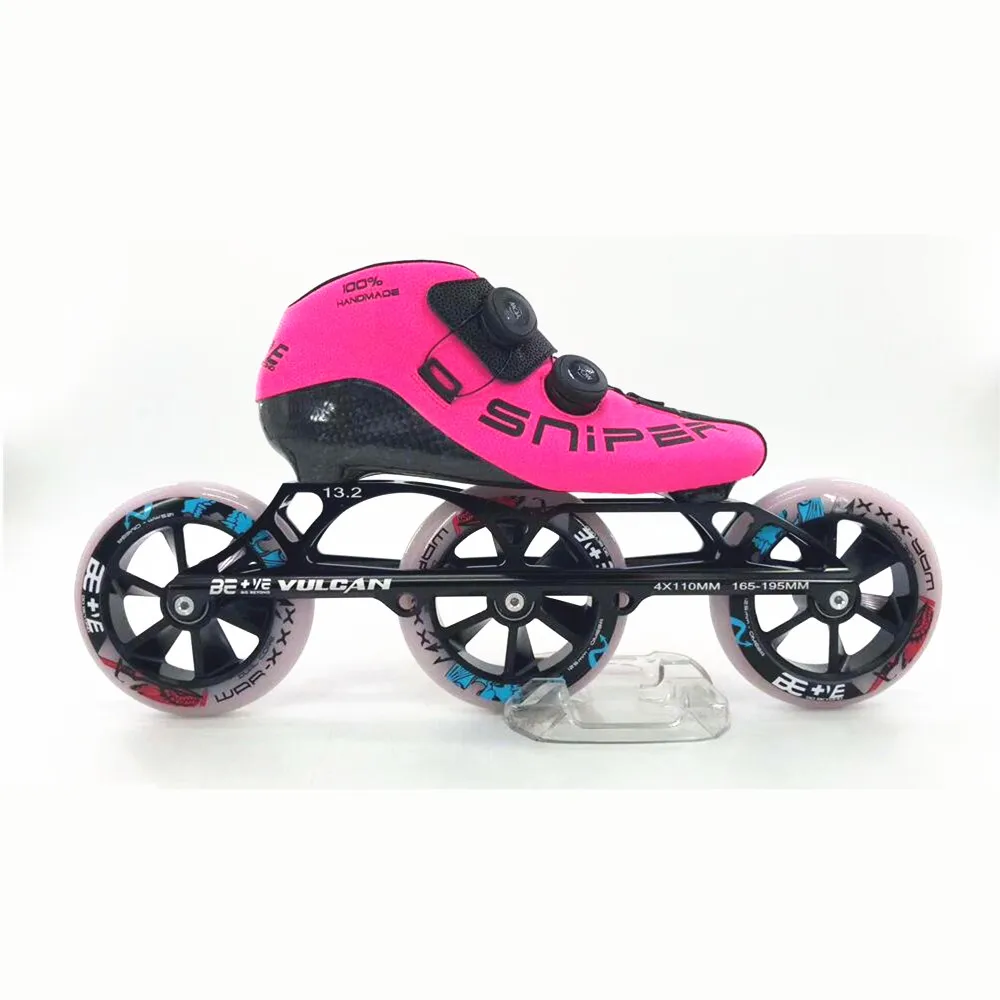 Professinal Worden + Ve 3 Wielen 3X125mm Ras Sniper Inline Speed Skates Schoenen Worden Vulcan 125 Mm Marathon Rolschaatsen cado Dual-Harde