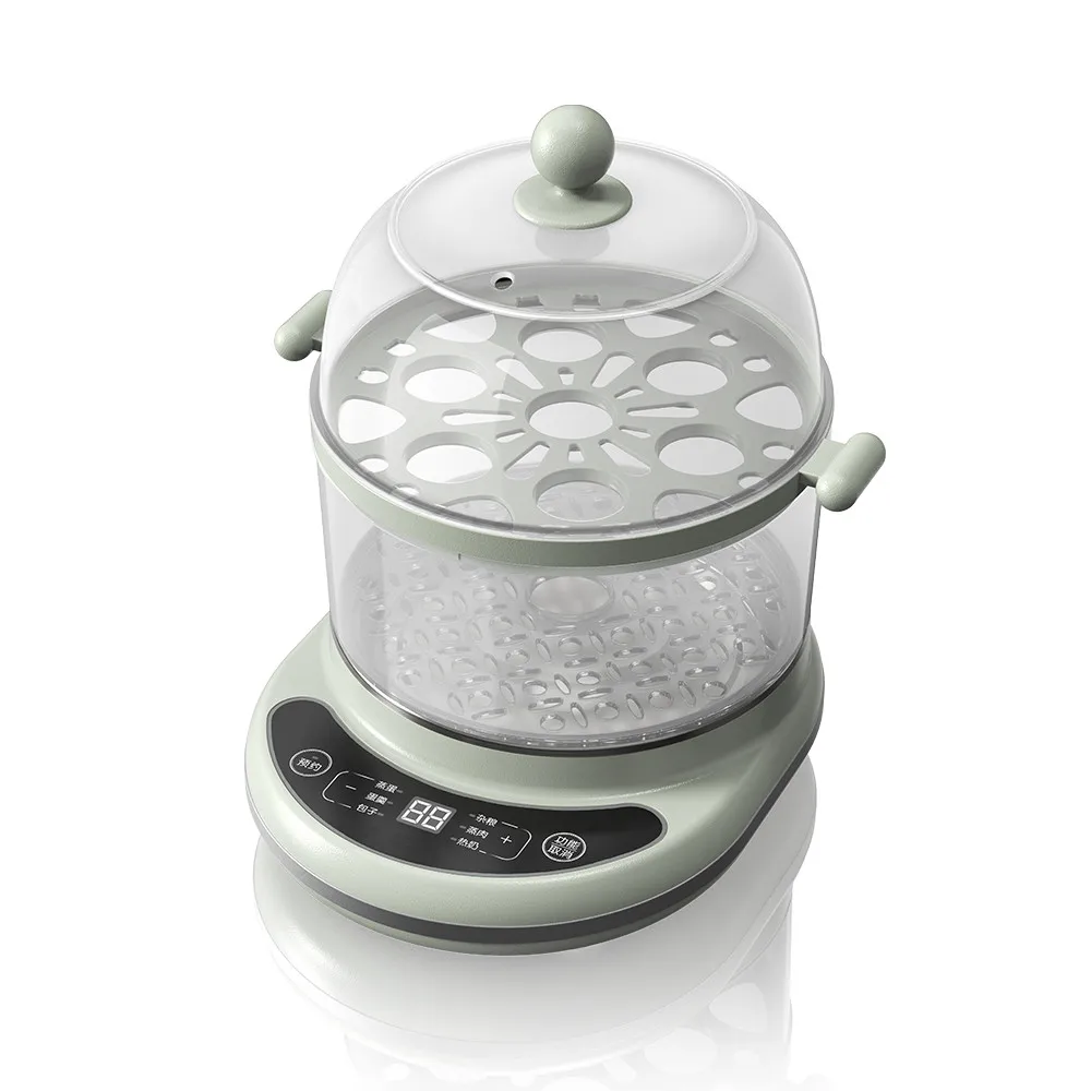 

220V Household Mini Electric Egg Boiler Multi Steaming Cooker Automatic Breakfast Maker With Timing Function