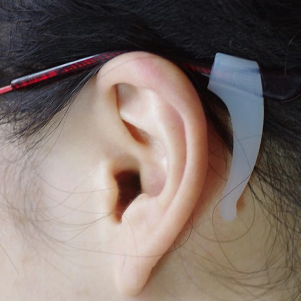 Silicone Reading Eye Glasses Sunglasses Temple Tip Ear Hooks Grip Holder Eyeglasses Retainer Eyewear Ear Lock Anti Slip