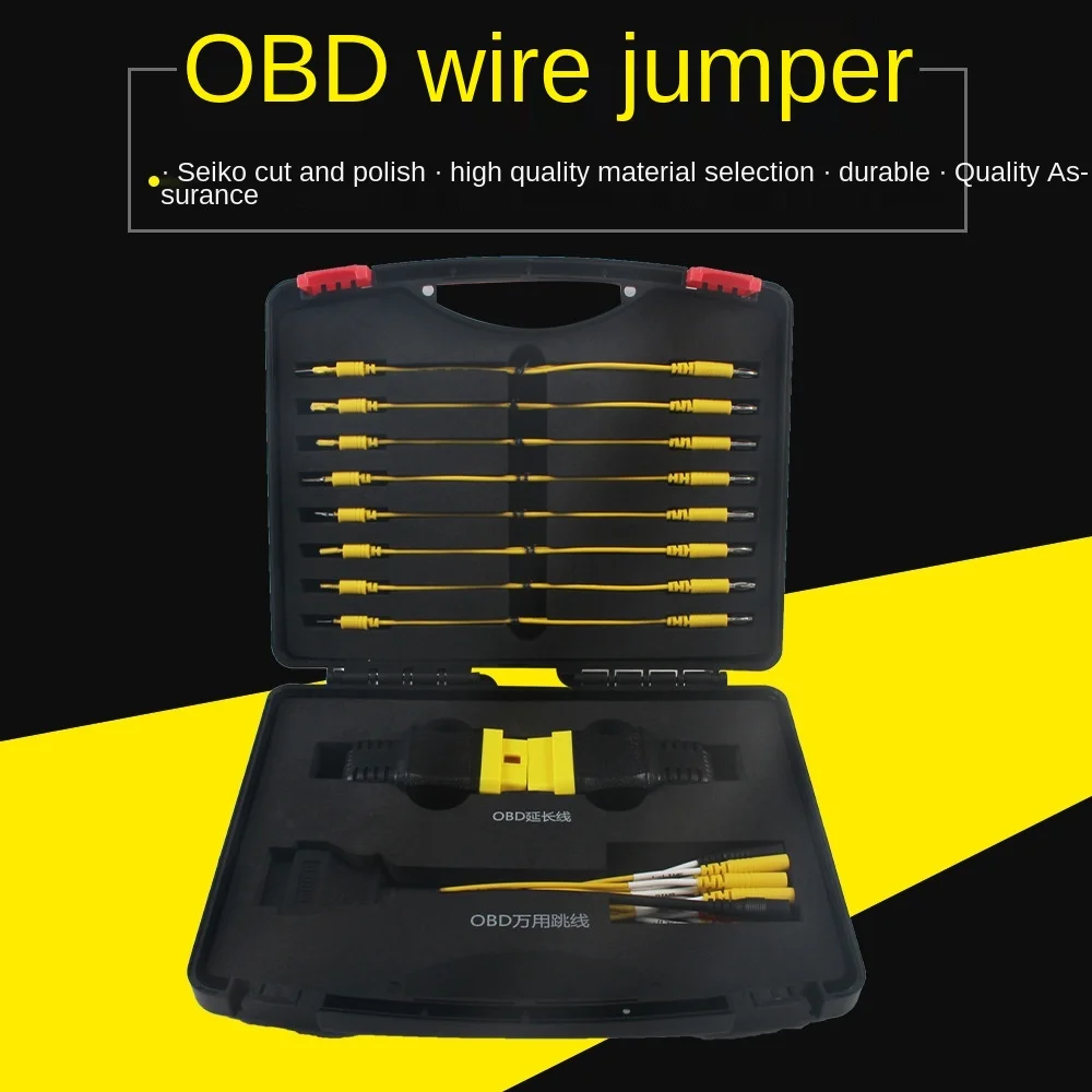 

Automotive Testing Instrument Motorcycle Detector Jumper Test Wire Group 26 in 1obd Extension Cable Set Detection