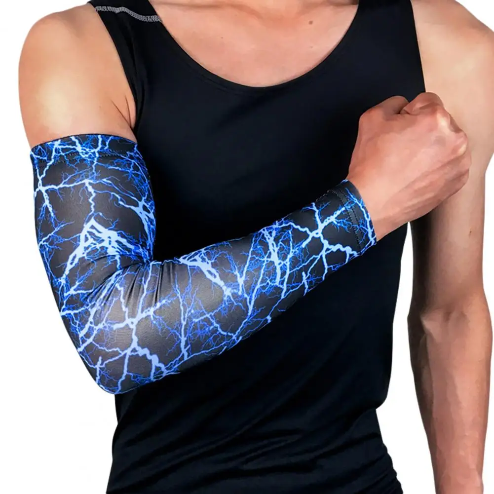 50%HOTBreathable Quick-drying Sunscreen Running Arm Sleeve Sports Sleeve Camouflage Outdoor Sports Fitness Exercise Arm Warmer