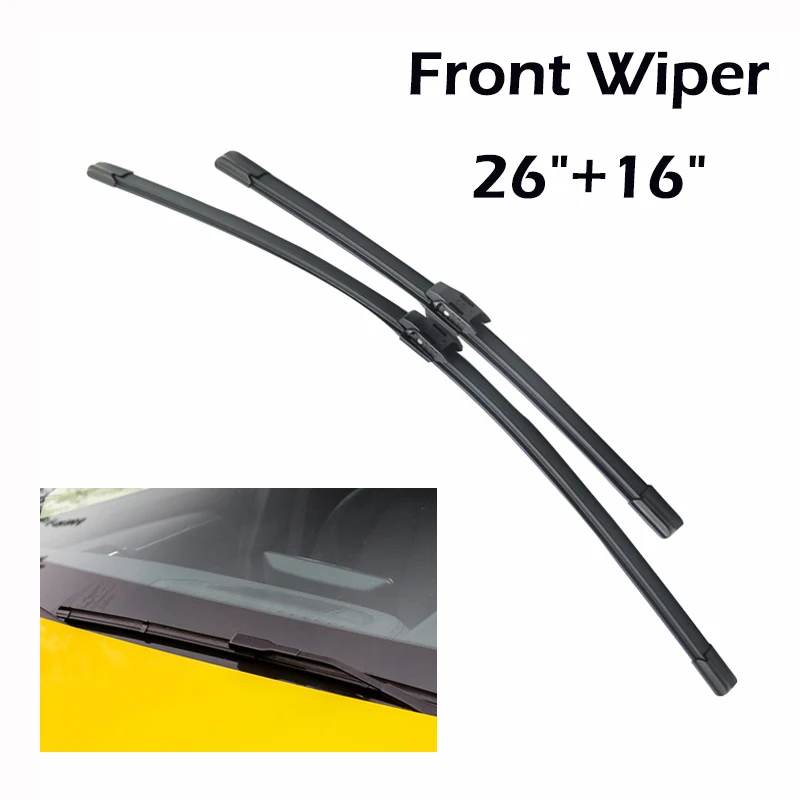 Wiper Front Rear Wiper Blades For Renault Captur Kaptur 2016 2017 2018 2019 2020 Windshield Windscreen Front 26\