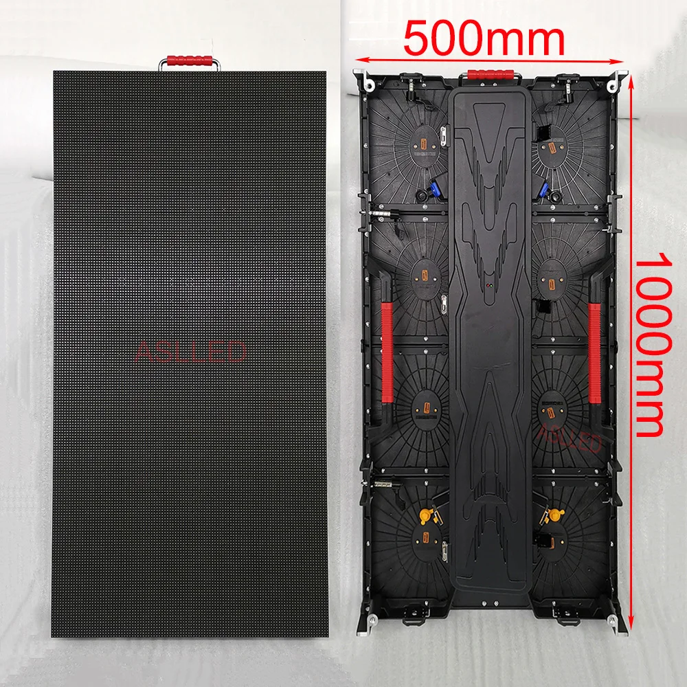 2 Pcs P3.91 Outdoor Waterproof LED Display Panel 500*1000mm Size 1Pcs HD-A3 LED Display Player Free Shipping