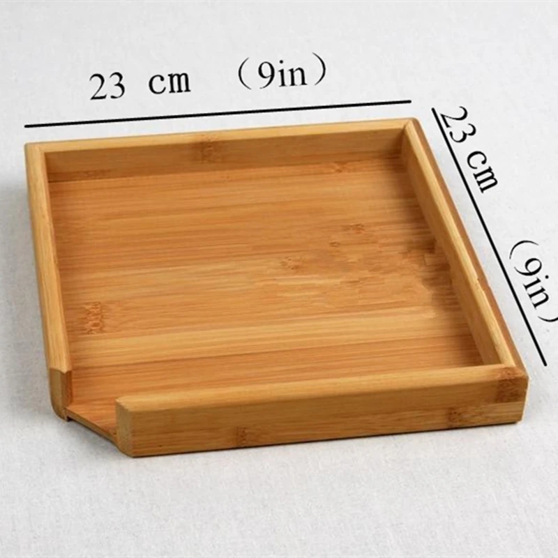Rectangular Bamboo Tea Tray Kung Fu Puer Tea Saucer Storage Tray Container Tea Ceremony Tea Service Gadgets Japanese Creative
