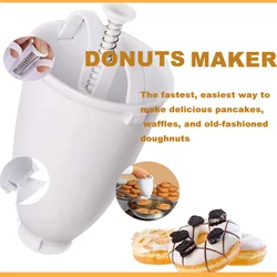 Plastic Manual Doughnut Machine Lightweight Fry Donut Maker DIY Baking Tool Milking Machine Dropshipping