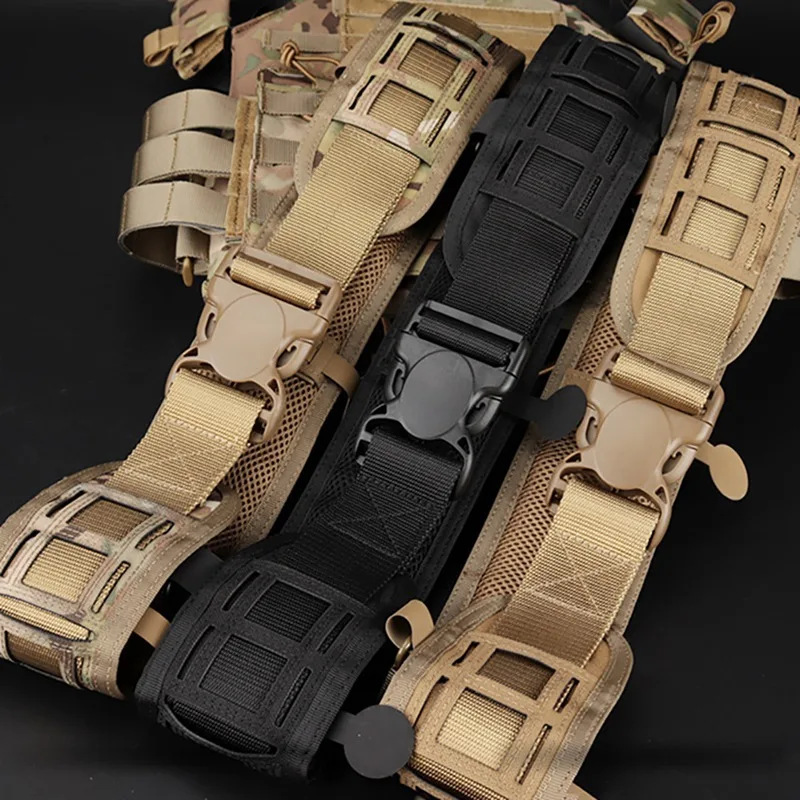 Tactical Waist Belt Water Resistant Adjustable Training Waistband Support For Molle System