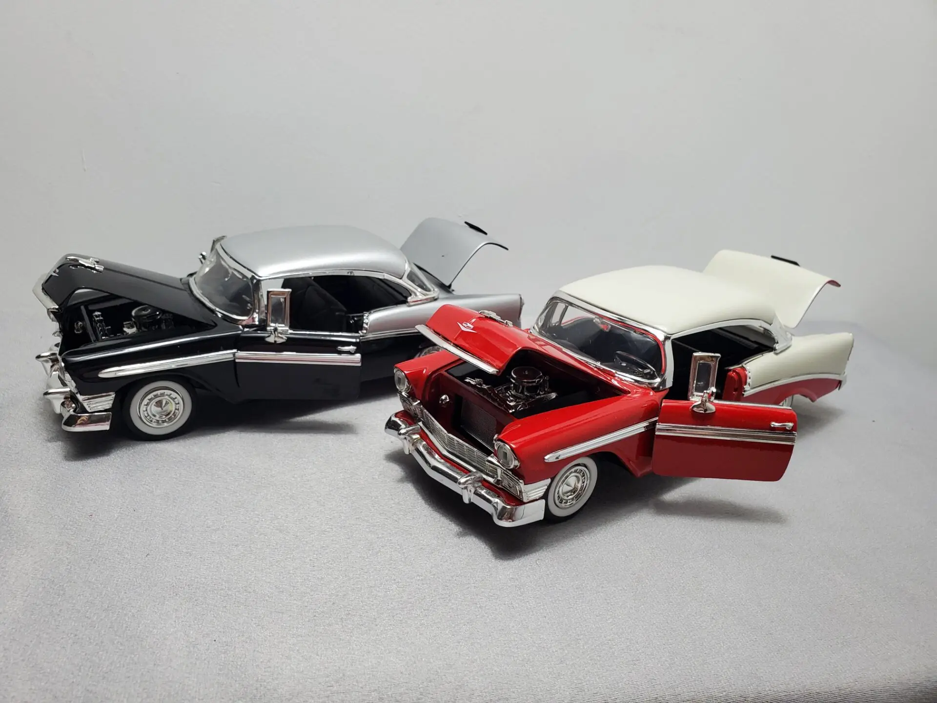 1:24 Retro simulation Classics chevy 1956 CHEVROLET BEL AIR Diecasts & Toy Vehicles model cars adult collection