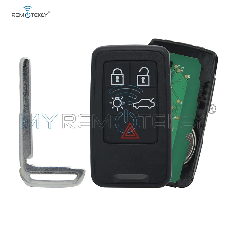 Remtekey Smart Car Key 434 Mhz 5 Button KR55WK49266 For Volvo S60 V60 XC60 2011 2012 2013 2014 2015 2016 2017