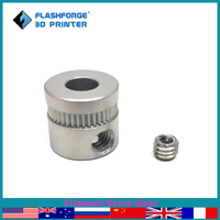 FLASHFORGE Universal Filament Drive Gear Standard Hardened Steel Durable The Part of Feeder Assembly for FDM 3d Printer