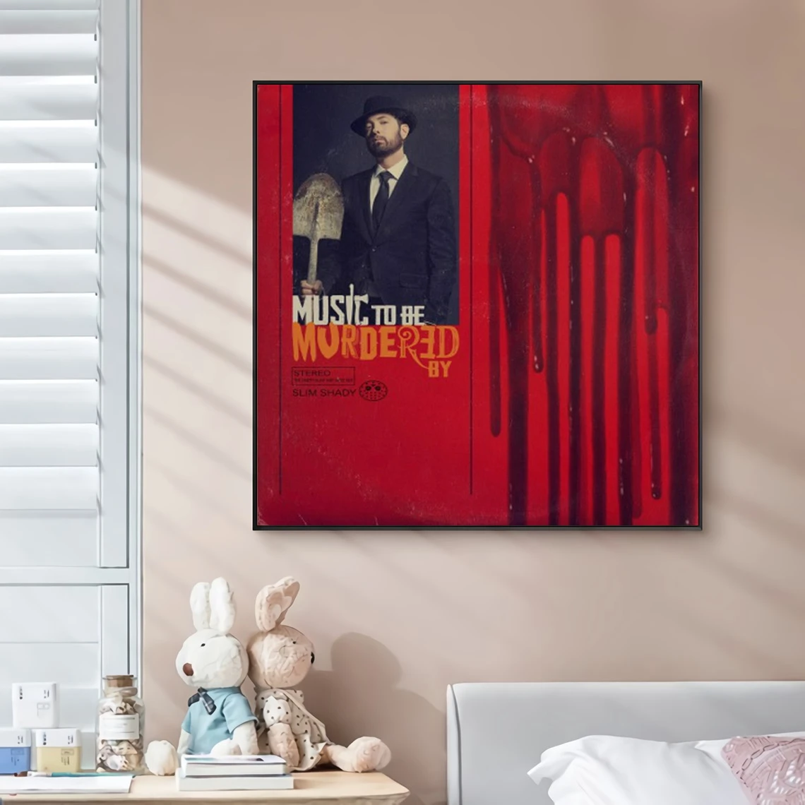 Eminem Music To Be Murdered Music Album Poster Canvas Print Home Decoration wall Painting (No Frame)