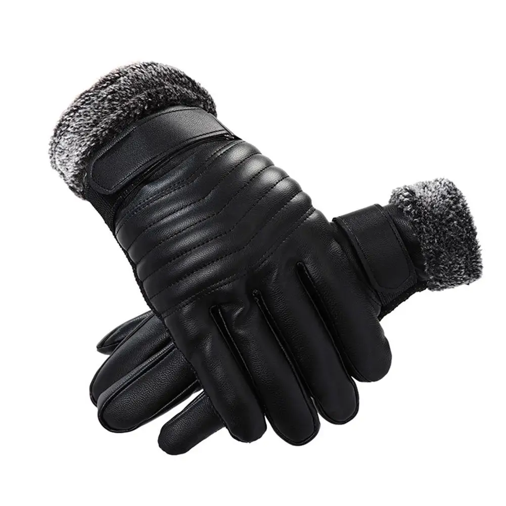 Winter Waterproof Ski Gloves Windproof Touchscreen Gloves Thickened Warm Running Mittens Breathable Anti-slip Outdoor Gloves