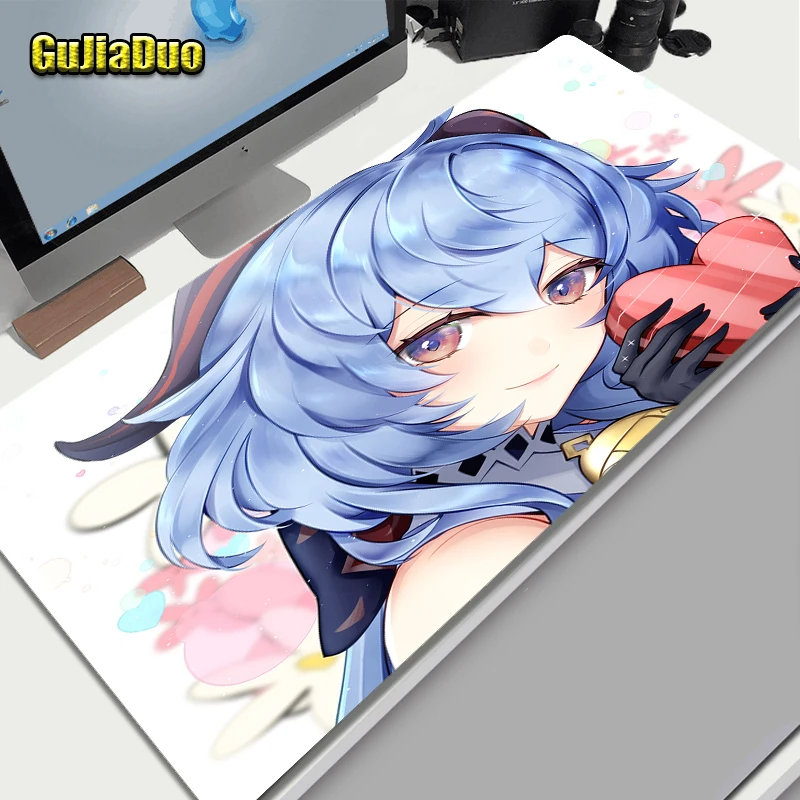 400x900 Extra Große Genshin Auswirkungen Maus Pad Gamer Kissen Spielen Matte Gummi Wasserdicht Nicht-slip Anime Mauspad gaming Zubehör