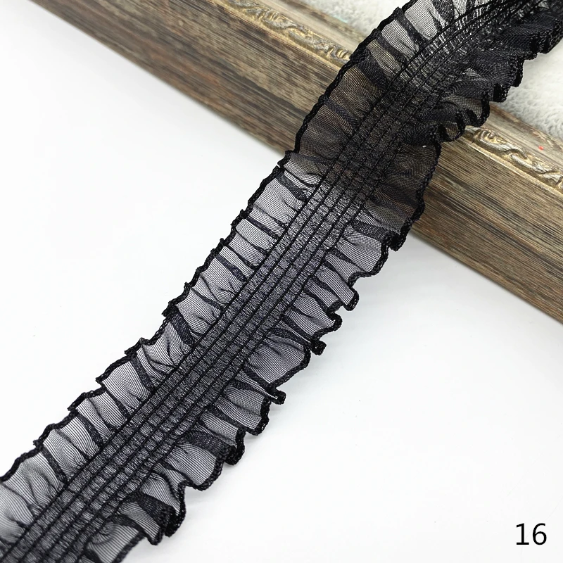 1 yard 30mm Elastic Hair Band Ribbon Lace Sewing Trim Handmade  DIY #RoLi