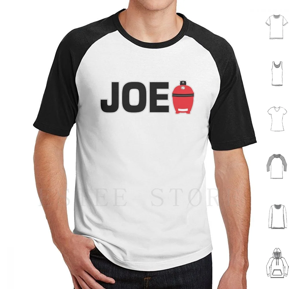 Joe On-Kamado-carbón barbacoa asar fumar hecho mejor camiseta DIY tamaño grande 100% algodón barbacoa salsa filete papá