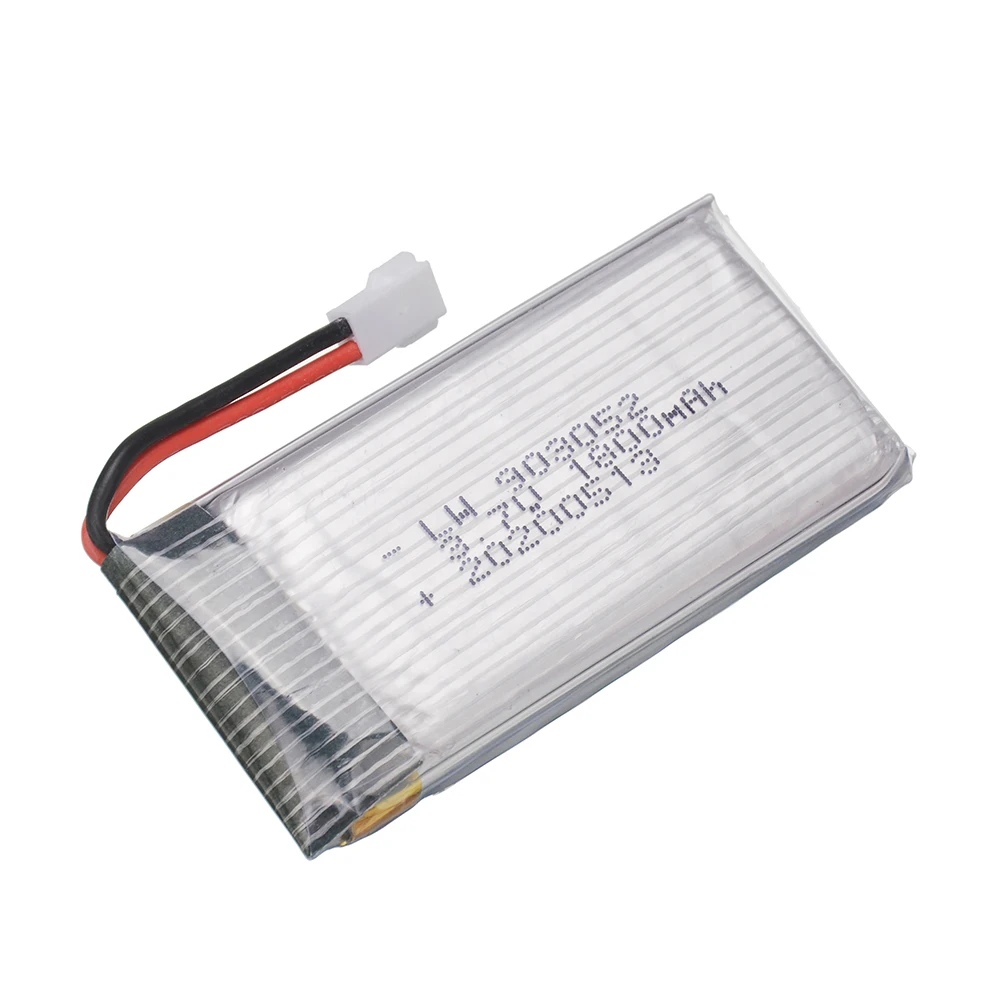 3.7v 1800mAh Rechargeable Battery and Charger For KY601S x5 RC Quadcopter Drone Parts 903052 3.7v Lipo battery with XH2.54 Plug