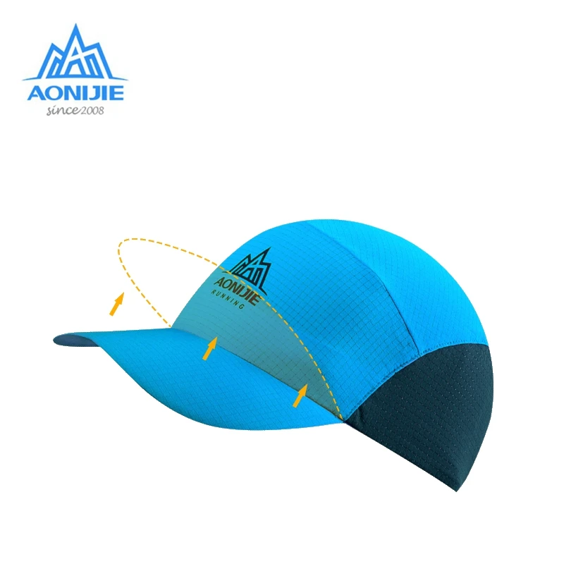 AONIJE Sports Folding Caps Anti UV Summer Sunshade Hats Lightweight Breathable For Outdoor Trail Running Camping Hiking E4107