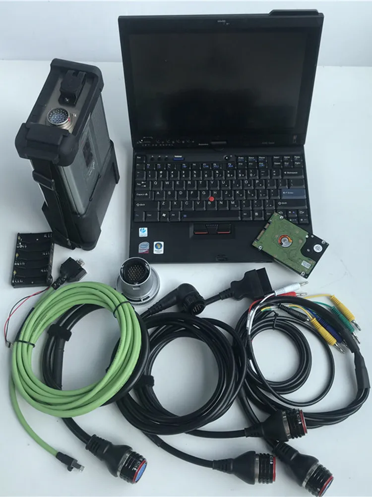 2024 MB Star Diagnostic Tool C5 SD Connect Compact Software HDD 750GB X220T 8G Laptop i5 Ready to Work for Mercedes Car Repair