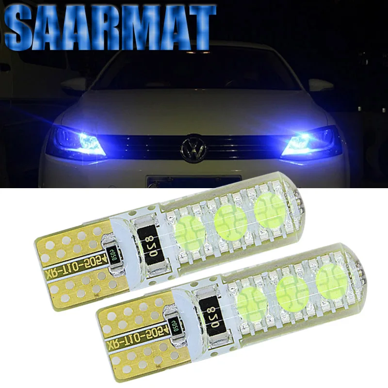 2x T10 W5W LED Canbus Bulbs 168 194 Car Parking Lights For VW Golf 4 5 6 7 Passat B5 B6 B7 Jetta MK4 MK5 MK6 Polo 6r CC Tiguan