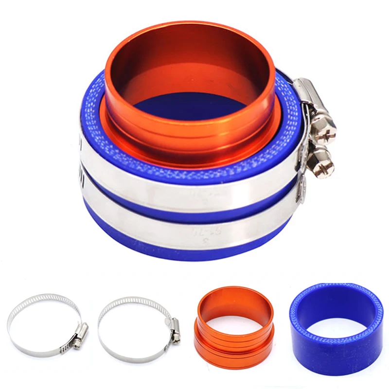 ZSDTRP Universal 37mm 42mm 45mm 50mm Motorcycle Carburetor PWK Intake Manifold CNC Aluminum Air Filter Joint Interface Adapter