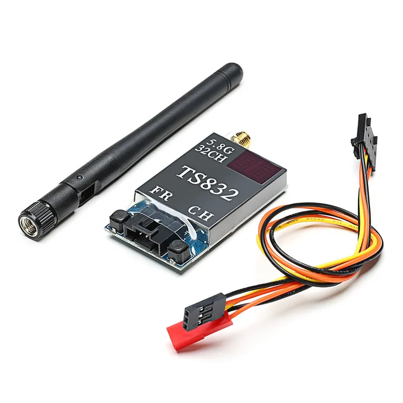 Eachine FPV 멀티로터 부품용 무선 AV 송신기, NTSC / PAL 자동 비디오 포맷, TS832 Boscam FPV 5.8G, 32CH, 600mW, 7.4-16V