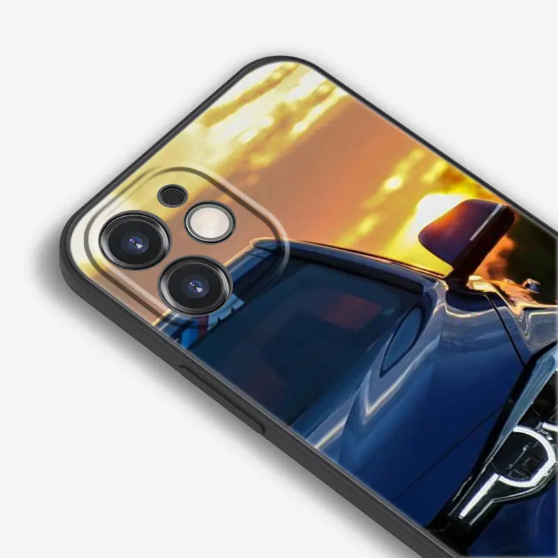 Sports car Phone Case For Apple iPhone 13 12 Mini 11 Pro Max XR X XS MAX 6 6S 7 8 Plus 5 5S SE 2020 Black Cover Coque Funda