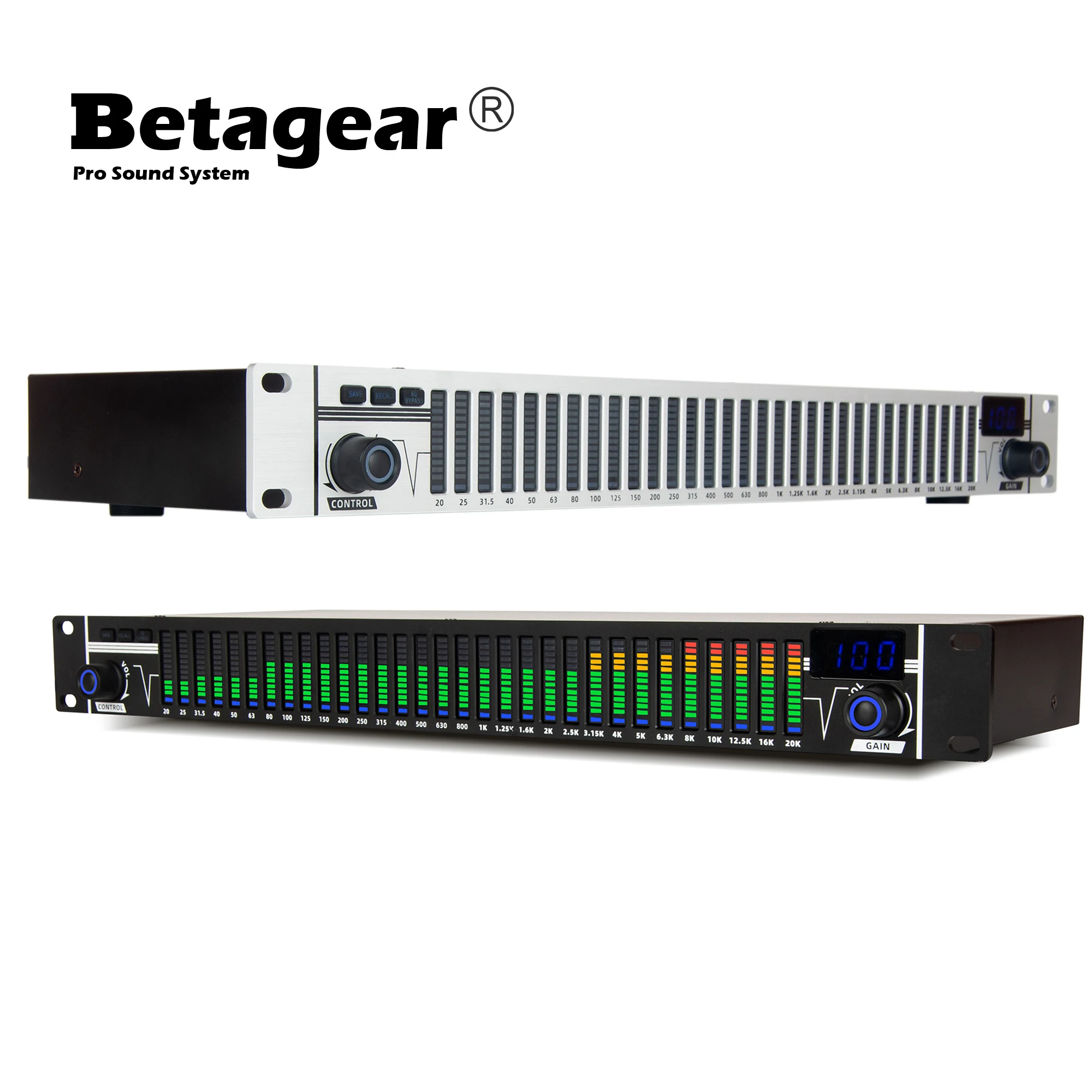 LCZ Audio EQA31 Digital Equalizador Dual 31 Bands Equaliser Audio  Sound System Stage Karaoke DJ Equipment Stage Performance