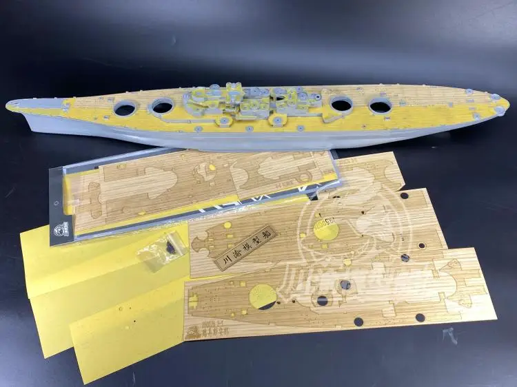 

1/350 Scale Wooden Deck Masking Sheet For Very Fire 350914 USS BB-71 Louisana Battleship Model CY350076 Assemble