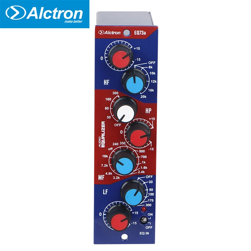 Alctron EQ73a 500 Series High Quality Equalizer Microphone/ Instrument Preamplifier For Recording And Stage Performance