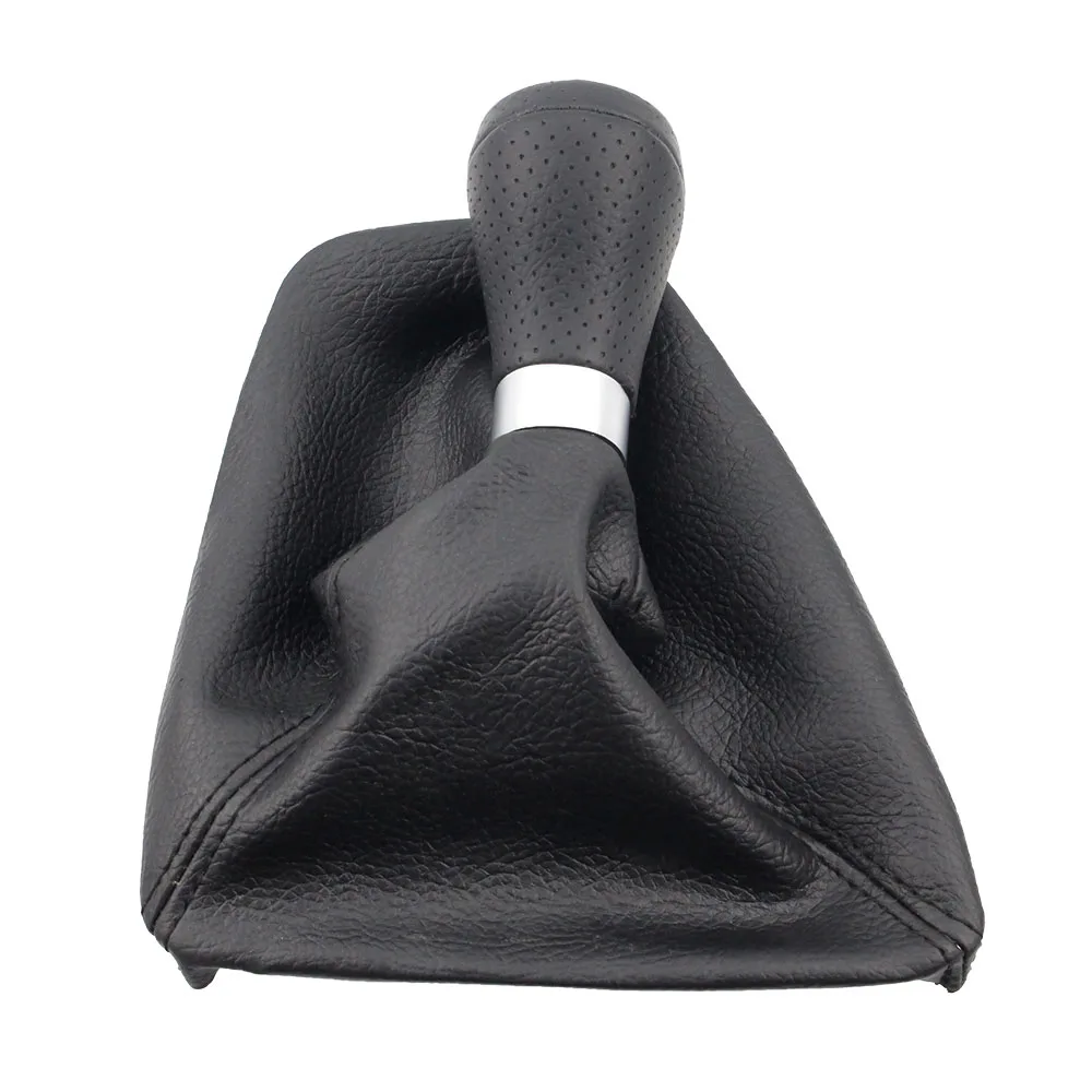 Auto-Schaltknauf, 5 Geschwindigkeiten, 6 Geschwindigkeiten, passend für BMW E90 E91 E92 LHD, manuelles Getriebe, Griffhebel, mit PU-Leder-Stiefel – Detail 6