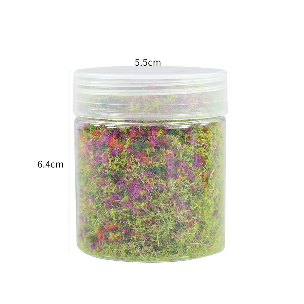 150mL Colorful Model Grass Leaves Foliage For HO Railway Landscape Realistic Powder Mini Tree Bush Wargame Accessories