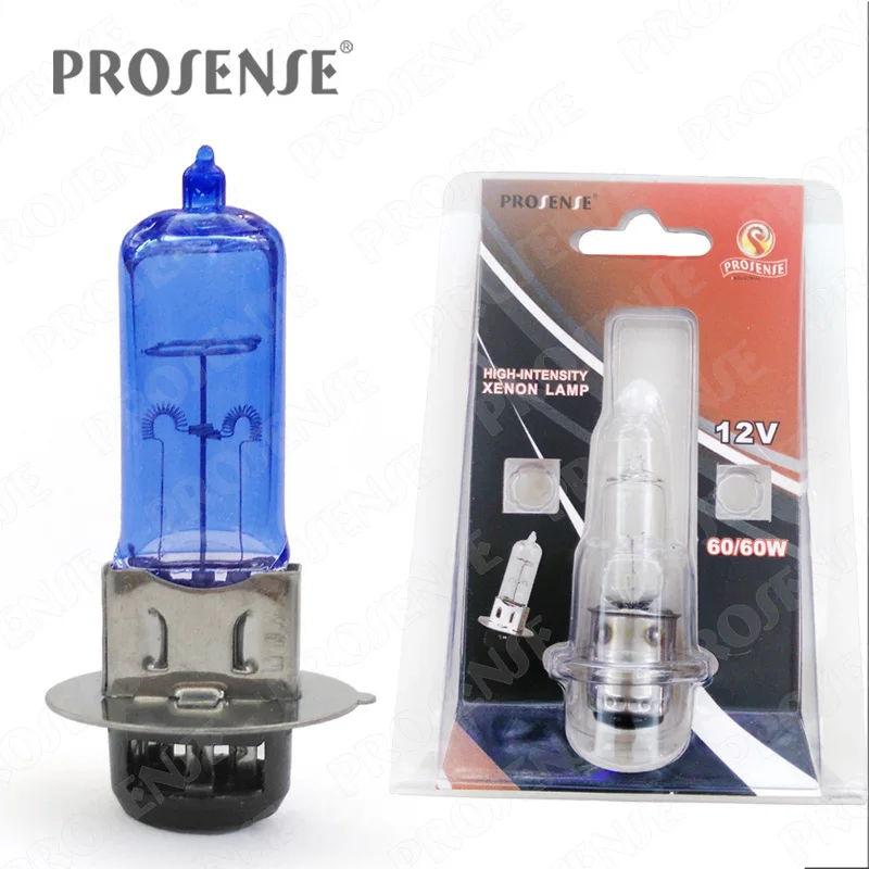 PROSENSE Supper Bright Motorcycle Headlight Bulb P15d-25-1 12V 60/60W