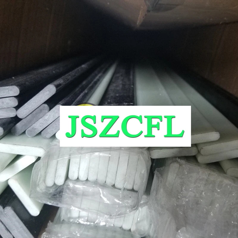 2PCS Glass Fiber Strip 6X30MM Black Fiberglass Sheet Industrial Agricultural Insulation Materials Length 500mm