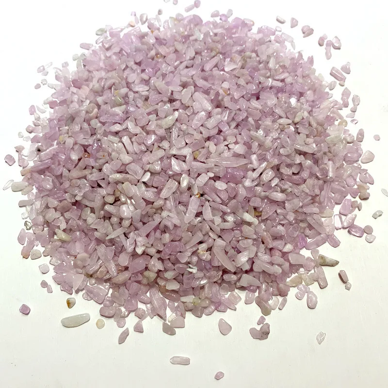 100G Natuurlijke Roze Beryl Grind Morganite Rock Crystal Quartz Minerale Specimen Aquarium Tuin Decoratie Fengshui Energie Steen