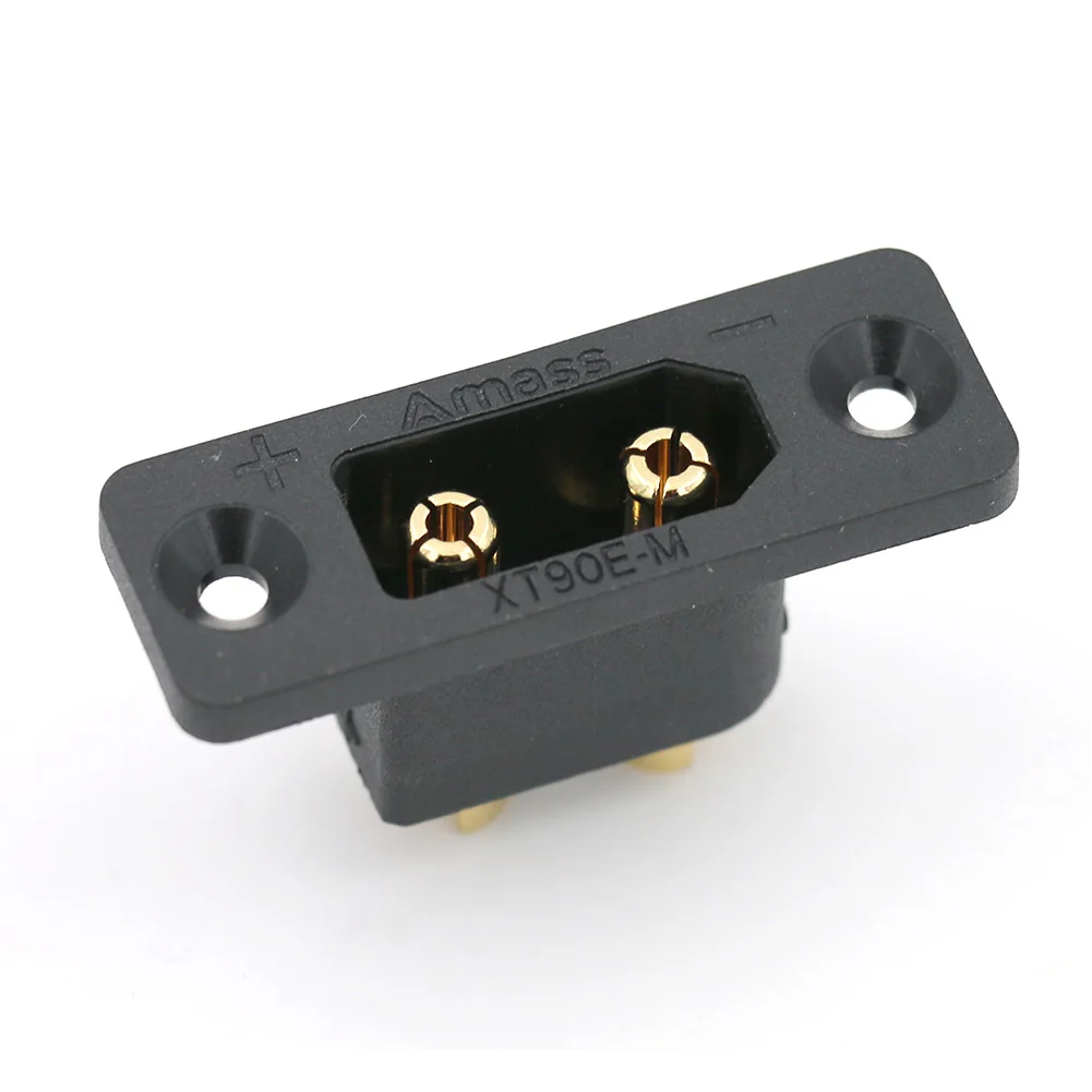 5/10 Cái/20 Chiếc AMASS Đen XT90E-M Cắm Vào Ổ Điện Vàng Đầu Nối Nam DIY Kết Nối Các Bộ Phận cho RC Máy Bay Không Người Lái Phụ Kiện